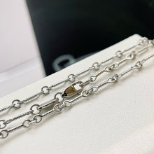 將圖片載入圖庫檢視器 Cubic Zirconia Cross Necklace 高碳鑽純銀雙十字架頸鏈