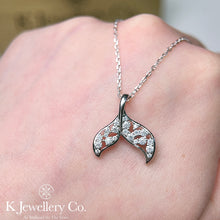 將圖片載入圖庫檢視器 Moissanite Mermaid Necklace 莫桑石美人魚頸鏈
