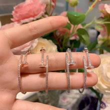 將圖片載入圖庫檢視器 Moissanite Earrings 全莫桑石釘子耳環