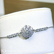 將圖片載入圖庫檢視器 Moissanite Blossom Bracelet 莫桑石流綻放手鏈
