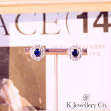 將圖片載入圖庫檢視器 Lab Grown Gem Emerald Ruby Sapphire Earring Necklace Ring 培育寶石紅寶藍寶祖母綠頸鏈耳環戒指套裝