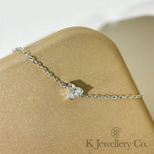 Load image into gallery viewer Cubic Zirconia Bracelet high carbon diamond small diamond S925 love/water drop/horse eye/round single diamond bracelet