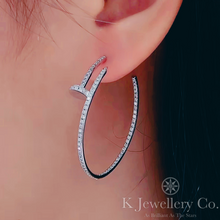 將圖片載入圖庫檢視器 Moissanite Earrings 全莫桑石釘子耳環