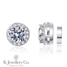將圖片載入圖庫檢視器 Moissanite Magnet Earrings 莫桑石磁吸款耳環