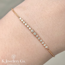 Load image into gallery viewer Moissanite Mini Bracelet full moissanite small bracelet