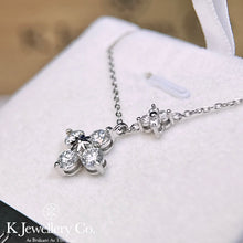 Load image into gallery viewer Moissanite Lucky Clover Necklace Moissanite four-leaf clover mother-in-law necklace