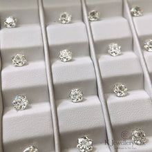 Load image into gallery viewer Cubic Zirconia Taille Impératrice cut Necklace - Imported Custom-Made High Carbon Diamond Queen Cut Necklace