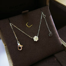 Load image into gallery viewer Cubic Zirconia Taille Impératrice cut Necklace - Imported Custom-Made High Carbon Diamond Queen Cut Necklace