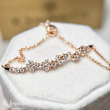 將圖片載入圖庫檢視器 Moissanite Starlight Cascade Bracelet 莫桑石星河流光手鏈