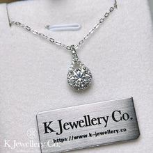 Load image into gallery viewer Moissanite Angelic Tears Necklace Moissanite Angelic Tears Necklace