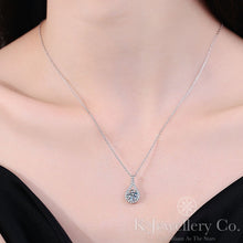 Load image into gallery viewer Moissanite Angelic Tears Necklace Moissanite Angelic Tears Necklace