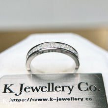 Load image into gallery viewer Moissanite Couple Princess Cut Ring Moissanite Princess Cut Ring