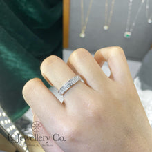 Load image into gallery viewer Moissanite Full Paved Ring Full Moissanite full diamond ring