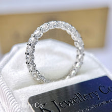 Load image into gallery viewer Moissanite Laced Full Paved Ring Moissanite Laced Full Paved Ring