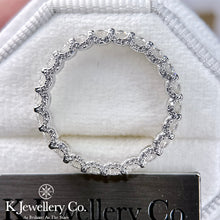 Load image into gallery viewer Moissanite Laced Full Paved Ring Moissanite Laced Full Paved Ring