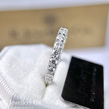 Load image into gallery viewer Moissanite Laced Full Paved Ring Moissanite Laced Full Paved Ring