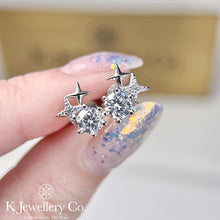 Load image into gallery viewer Moissanite Meteor Earrings Moissanite Meteor Earrings