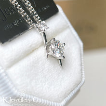 Load image into gallery viewer Moissanite Dance of Lightning Necklace Moissanite Lightning Dance Necklace