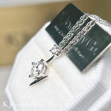 Load image into gallery viewer Moissanite Dance of Lightning Necklace Moissanite Lightning Dance Necklace