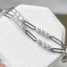 將圖片載入圖庫檢視器 Moissanite Stars Lights Bracelet 莫桑石星光手鏈