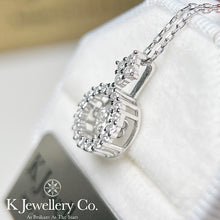 將圖片載入圖庫檢視器 Moissanite Dancing Stone Necklace莫桑石Dancing Stone 0.5 ct 頸鏈