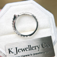 將圖片載入圖庫檢視器 Cubic Zirconia Stacking V-2 Ring 高碳鑽V字戒指