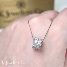 Load image into gallery viewer Moissanite Rolling Round Necklace Moissanite Rolling Round Necklace
