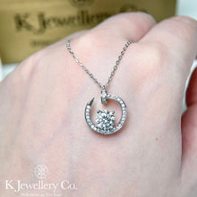 Load image into gallery viewer Moissanite Nail Necklace Moissanite Nail Necklace
