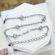 Load image into gallery viewer Moissanite Star Bubble Bracelet Moissanite Sparkling Bubble Bracelet