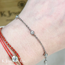 Load image into gallery viewer Moissanite Star Bubble Bracelet Moissanite Sparkling Bubble Bracelet