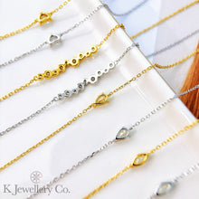 Load image into gallery viewer Cubic Zirconia Bracelet high carbon diamond small diamond S925 love/water drop/horse eye/round single diamond bracelet