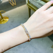 將圖片載入圖庫檢視器 Moissanite Stars Lights Bracelet 莫桑石星光手鏈