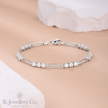 將圖片載入圖庫檢視器 Moissanite Stars Lights Bracelet 莫桑石星光手鏈