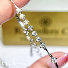 將圖片載入圖庫檢視器 Moissanite Star River Bracelet 莫桑石星河手鏈