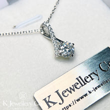 將圖片載入圖庫檢視器 Moissanite Angel Necklace 莫桑石天使頸鏈