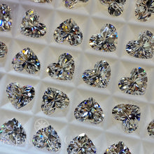 將圖片載入圖庫檢視器 Cubic Zirconia Heart Necklace / Ring 進口訂制高碳鑽肥心頸鏈戒指