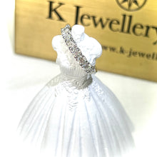 將圖片載入圖庫檢視器 Moissanite Ten Stars Ring 莫桑石十鑽星光排戒指