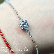 將圖片載入圖庫檢視器 Moissanite Classic Six Prong Bracelet 莫桑石經典六爪手鏈