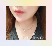 將圖片載入圖庫檢視器 Moissanite Stars 3.2ct Necklace 莫桑石滿天星頸鏈