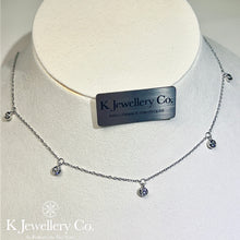 將圖片載入圖庫檢視器 Moissanite Stars 0.5ct Necklace 莫桑石滿天星50分頸鏈