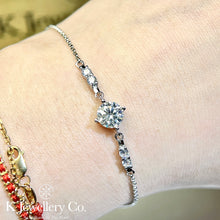將圖片載入圖庫檢視器 Moissanite Meteor Wishing Bracelet 莫桑石流星願手鏈