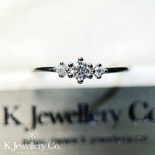 將圖片載入圖庫檢視器 Moissanite Classic 0.26ct Ring 莫桑石小清新26分戒指