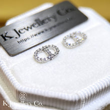 Load image into gallery viewer Moissanite CD Earrings