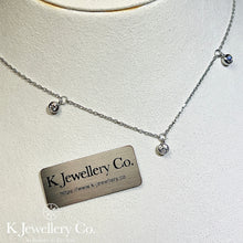 將圖片載入圖庫檢視器 Moissanite Stars 0.5ct Necklace 莫桑石滿天星50分頸鏈