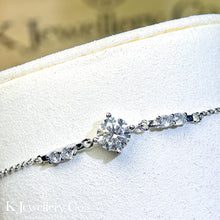 將圖片載入圖庫檢視器 Moissanite Meteor Wishing Bracelet 莫桑石流星願手鏈