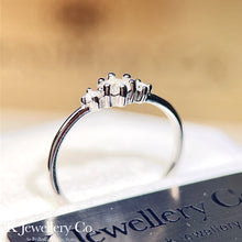 將圖片載入圖庫檢視器 Moissanite Classic 0.26ct Ring 莫桑石小清新26分戒指