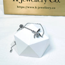 Load image into gallery viewer Moissanite Bowknot Bracelet Moissanite Bowknot Bracelet