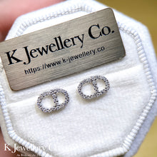 Load image into gallery viewer Moissanite CD Earrings
