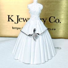 Load image into gallery viewer Moissanite Bowknot Bracelet Moissanite Bowknot Bracelet