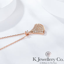 將圖片載入圖庫檢視器 Moissanite Diva Necklace 莫桑石小裙子頸鏈